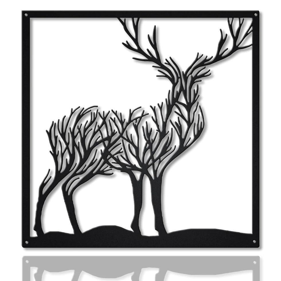 Sparkenzy tree of life wall art | tree wall art | wall decor for living room | deer wall art | tree of life wall decor