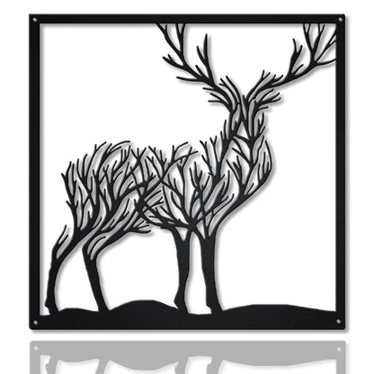 Sparkenzy tree of life wall art | tree wall art | wall decor for living room | deer wall art | tree of life wall decor