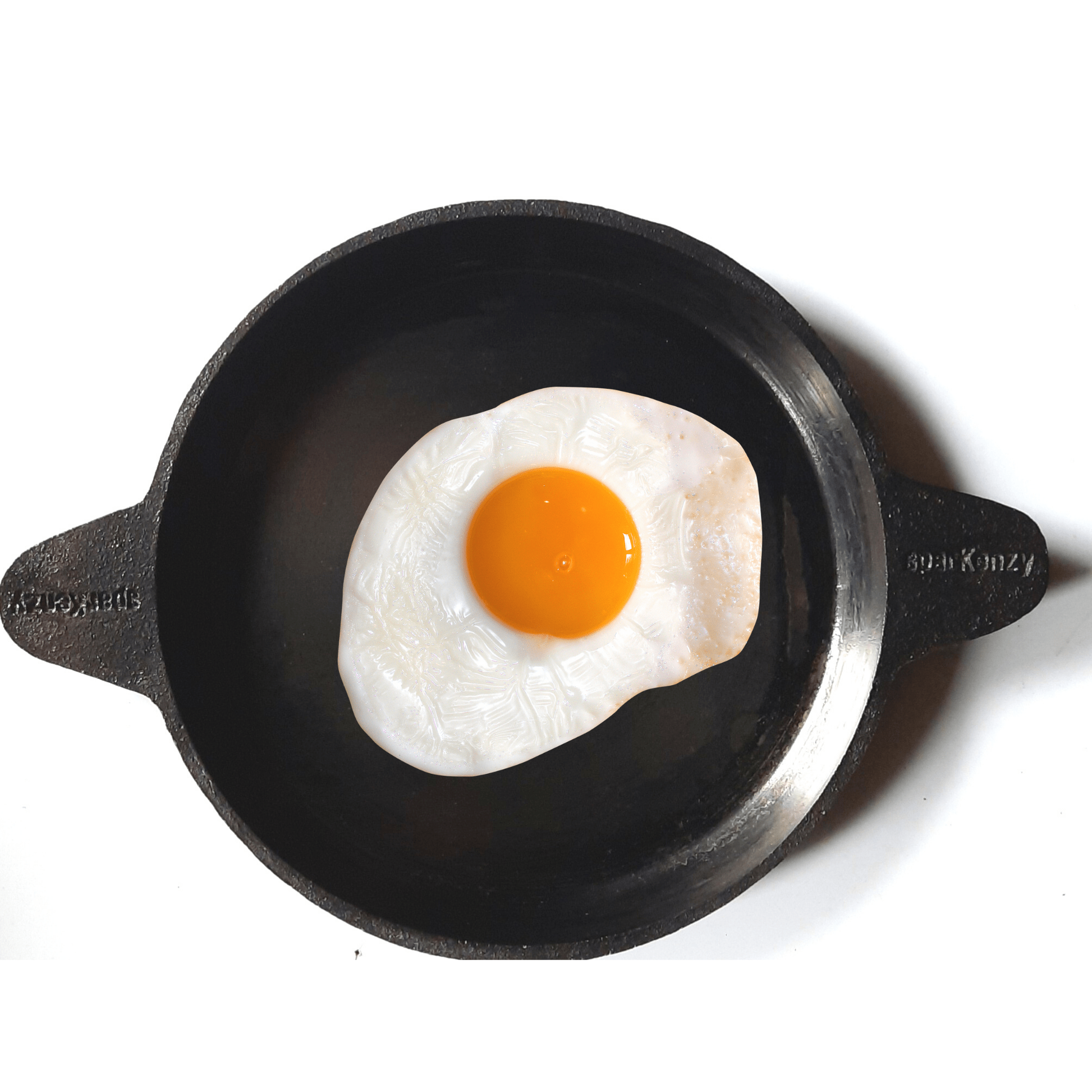 Sparkenzy Cast Iron Pre Seasoned Fry Pan | Pizza Pan | Tawa | 9 inch