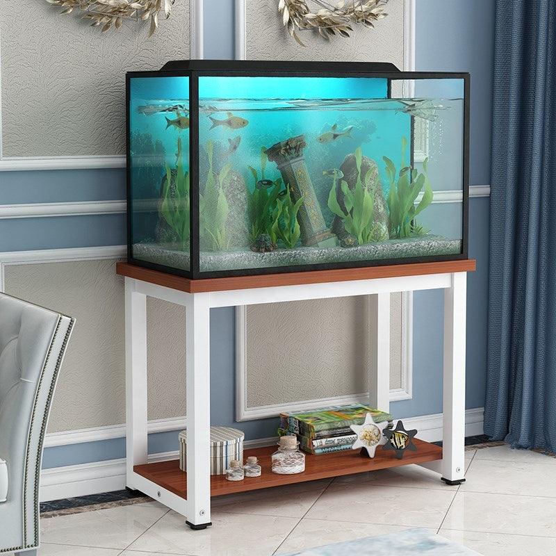 Sparkenzy HD Metal Aquarium Stand | Fish Tank Stand with wooden base