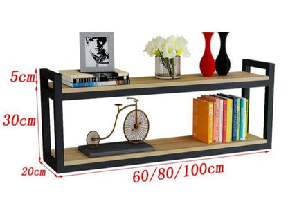 Sparkenzy Wall mounted bookshelf for living room