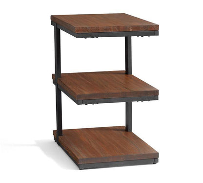 Sparkenzy 3-Tier side table with wood