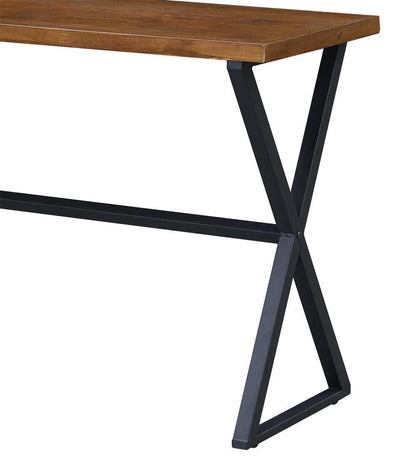 Sparkenzy metal with wood writing desk