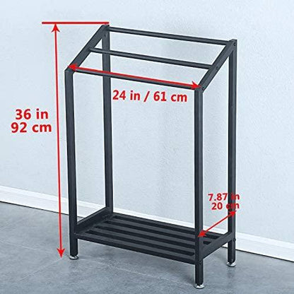 Sparkenzy bathroom towel Free standing towel with shoe rack | towel hanger for bathroom