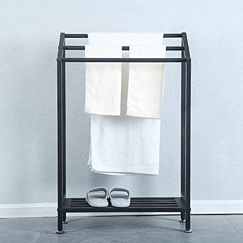 Sparkenzy bathroom towel Free standing towel with shoe rack | towel hanger for bathroom