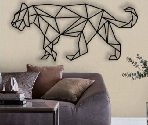 Sparkenzy walking cat metal wall art decor | Animal metal wall at decor