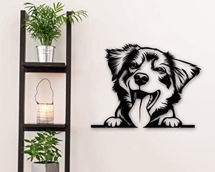 Sparkenzy Dog metal wall art decor | animal wall decor | dog wall decor