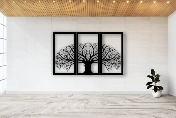 Sparkenzy tree of life metal wall art decor | metal tree wall hanging | bedroom tree wall art |